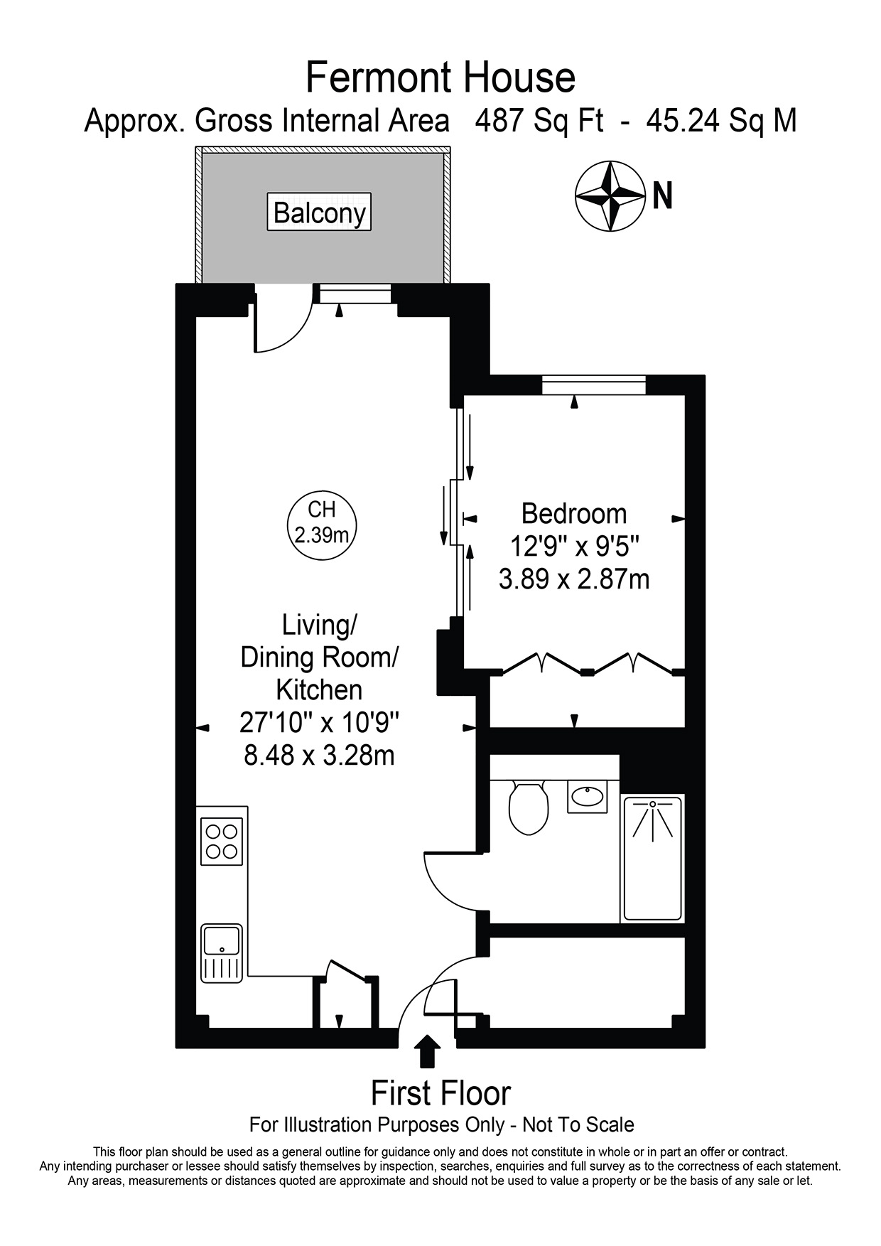 Fermont House , Beaufort Square, London floorplan