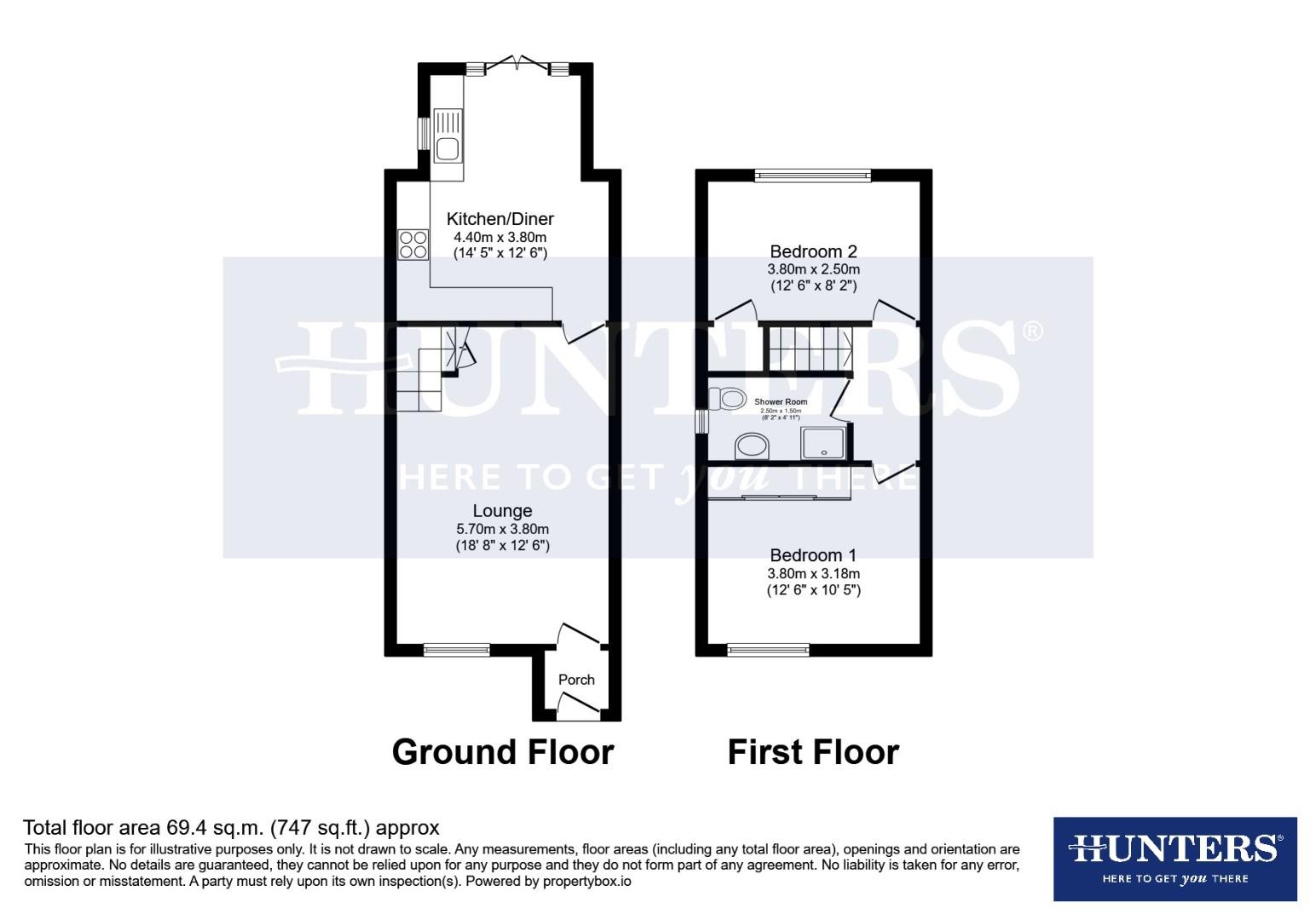 22, Borage Road, Harrogate floorplan