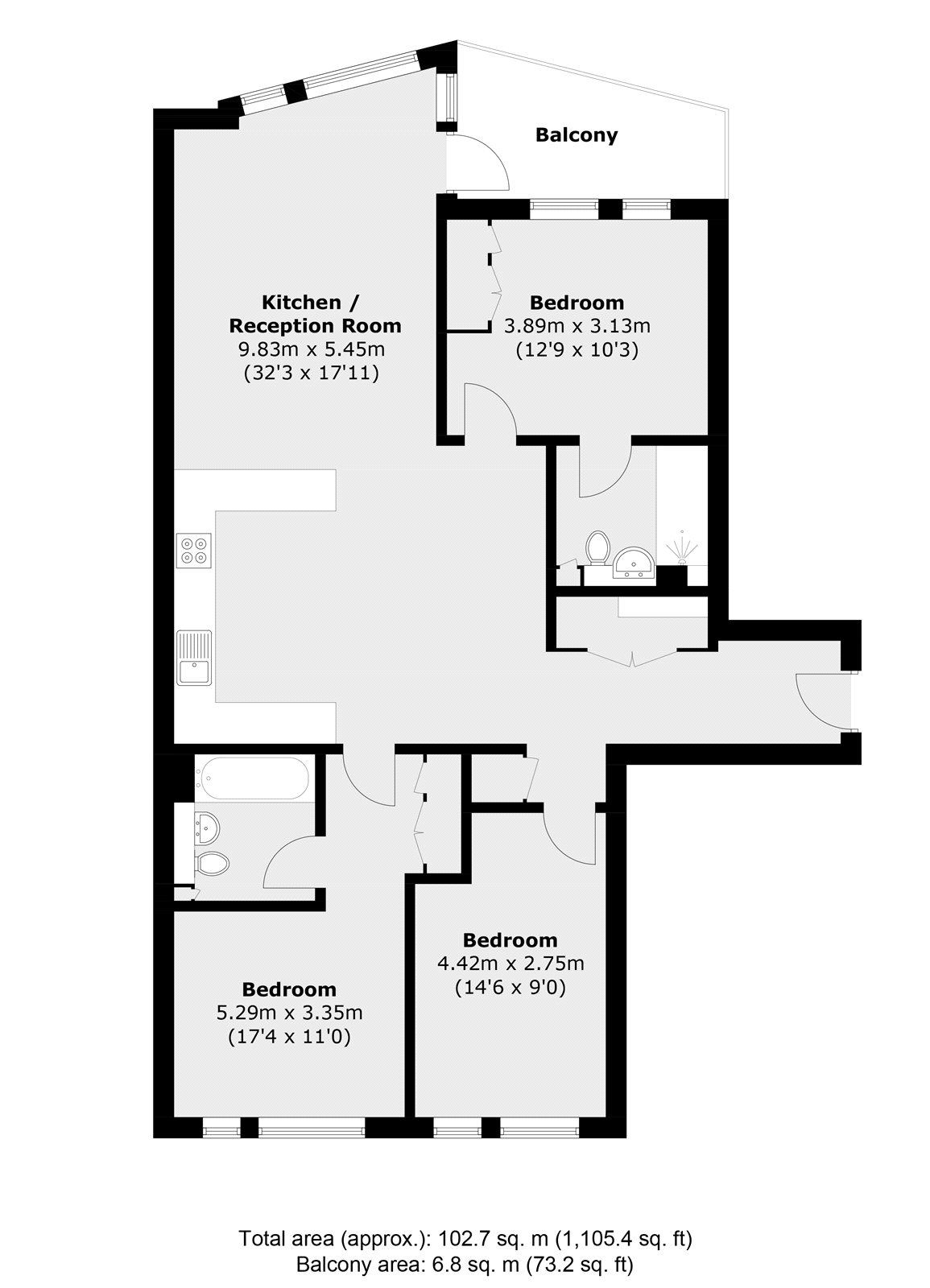 Gasholder Place, London floorplan