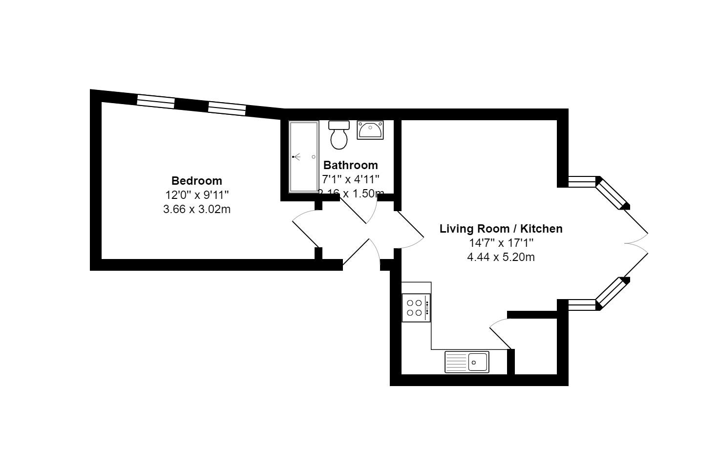 5 Lotus mews, 152 Fleet Road, Fleet floorplan