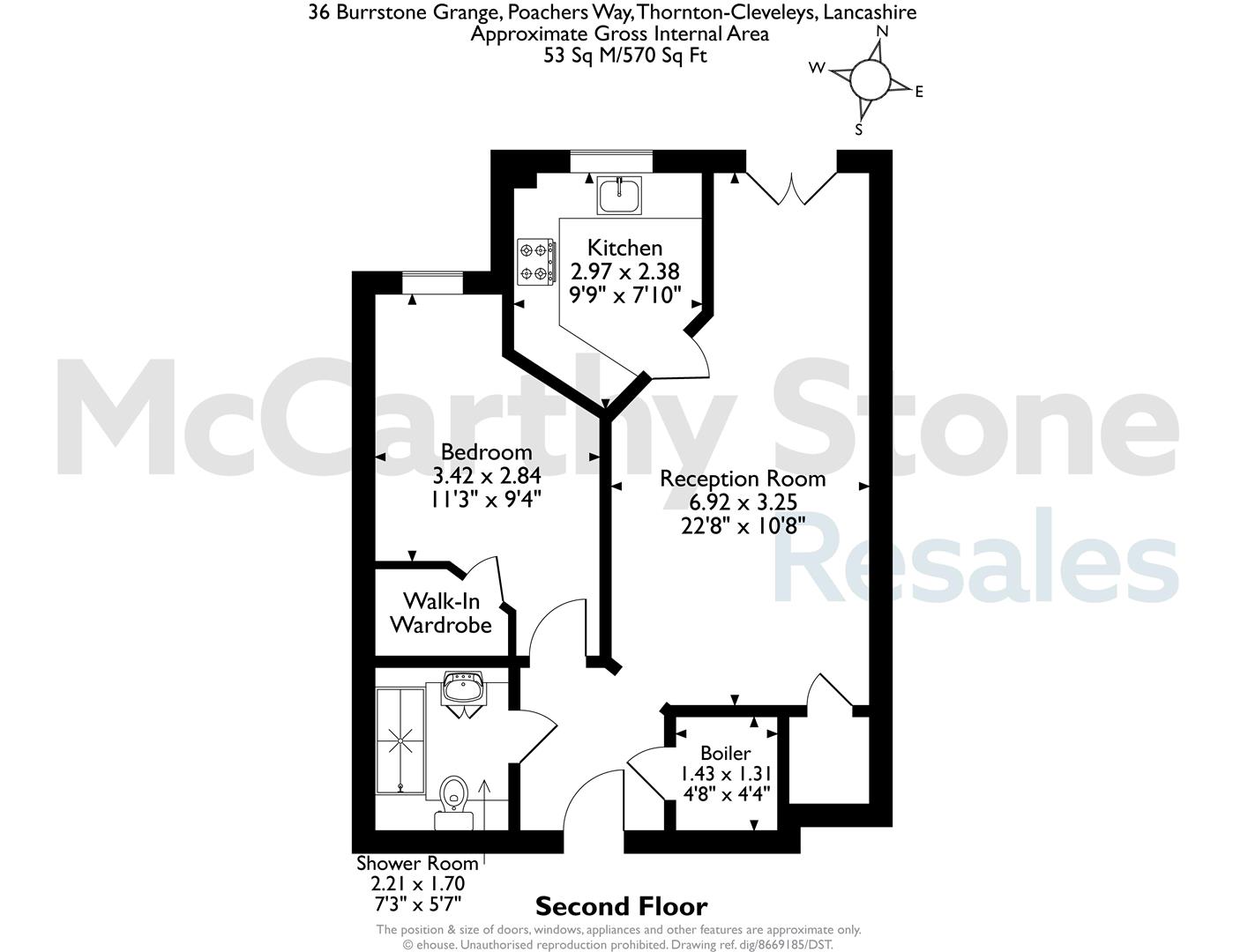 36 Burrstone Grange, Poachers Way, Thornton-Cleveleys floorplan
