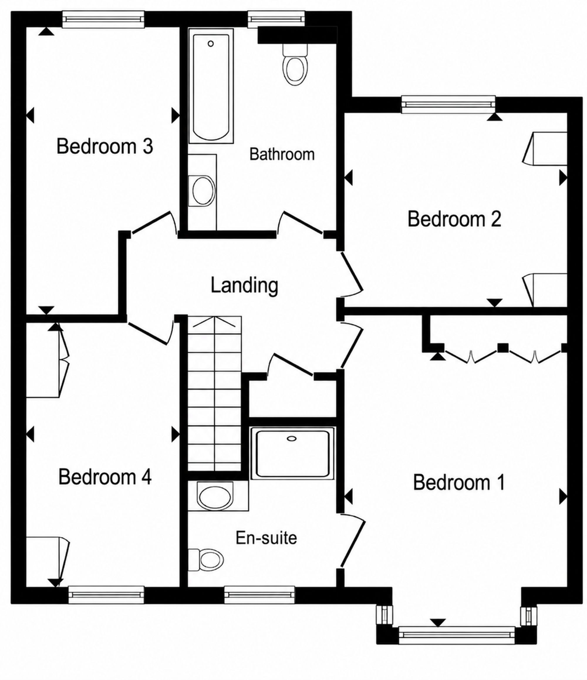 7 Fludes Court, Leicester floorplan