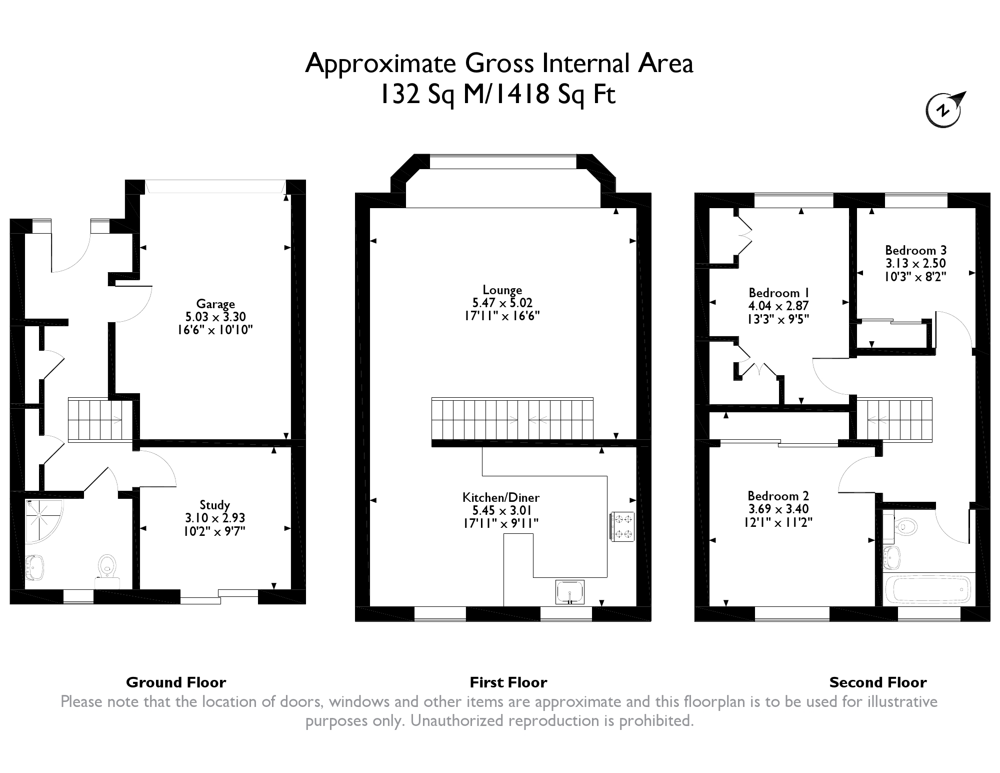 14, Reynard Close, Bromley floorplan