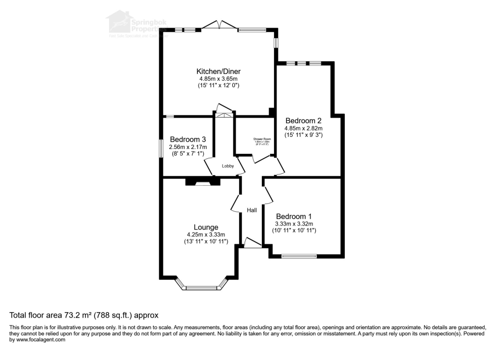 364, Canterbury Road, Birchington floorplan