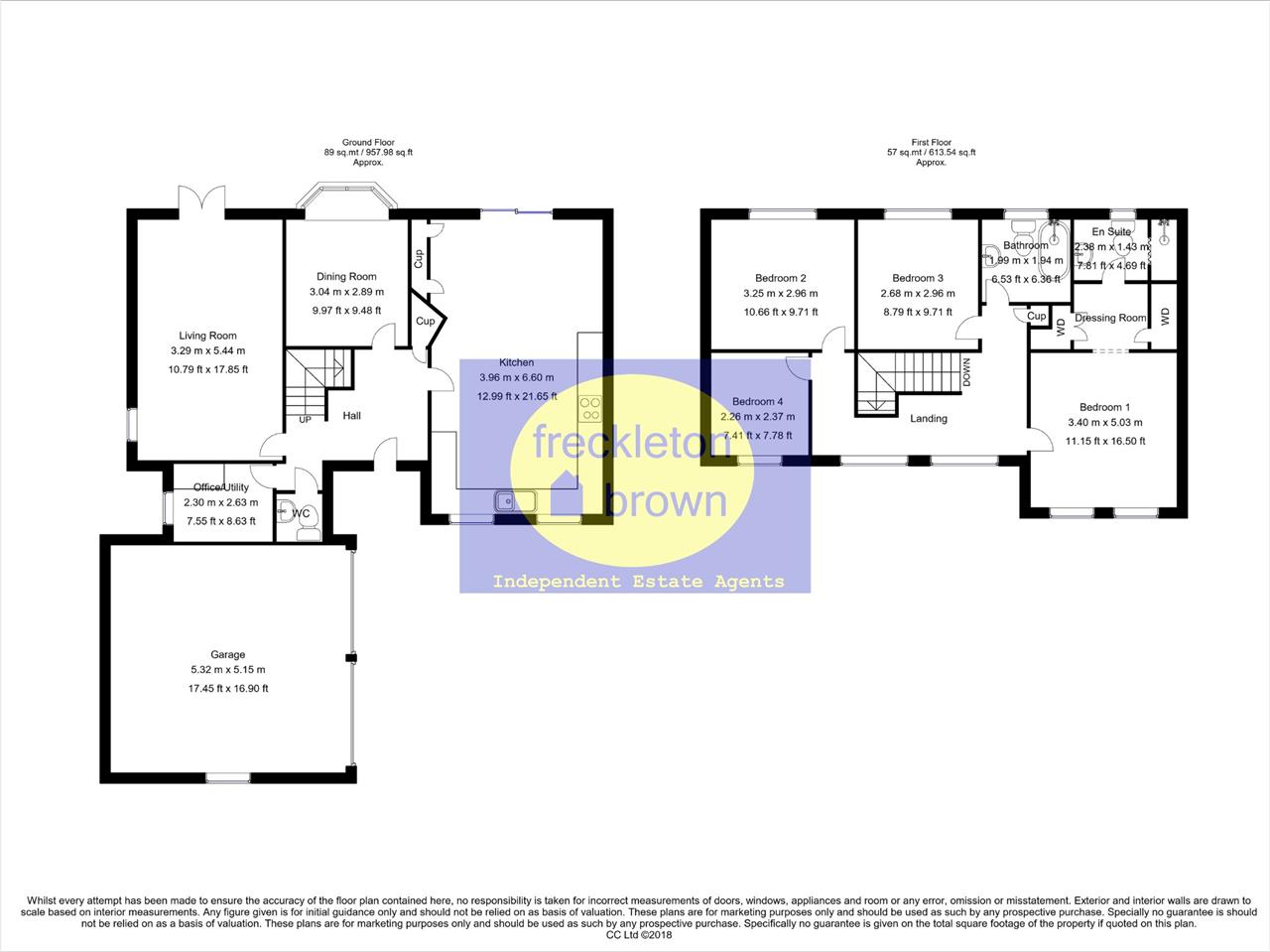 34, Hilltop Rise, Nottingham floorplan