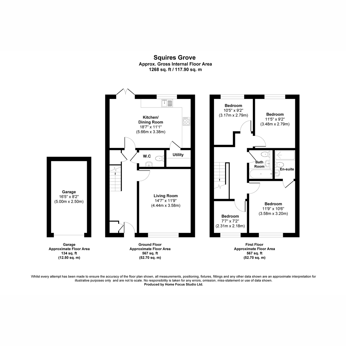 21, Squires Grove, Chichester floorplan