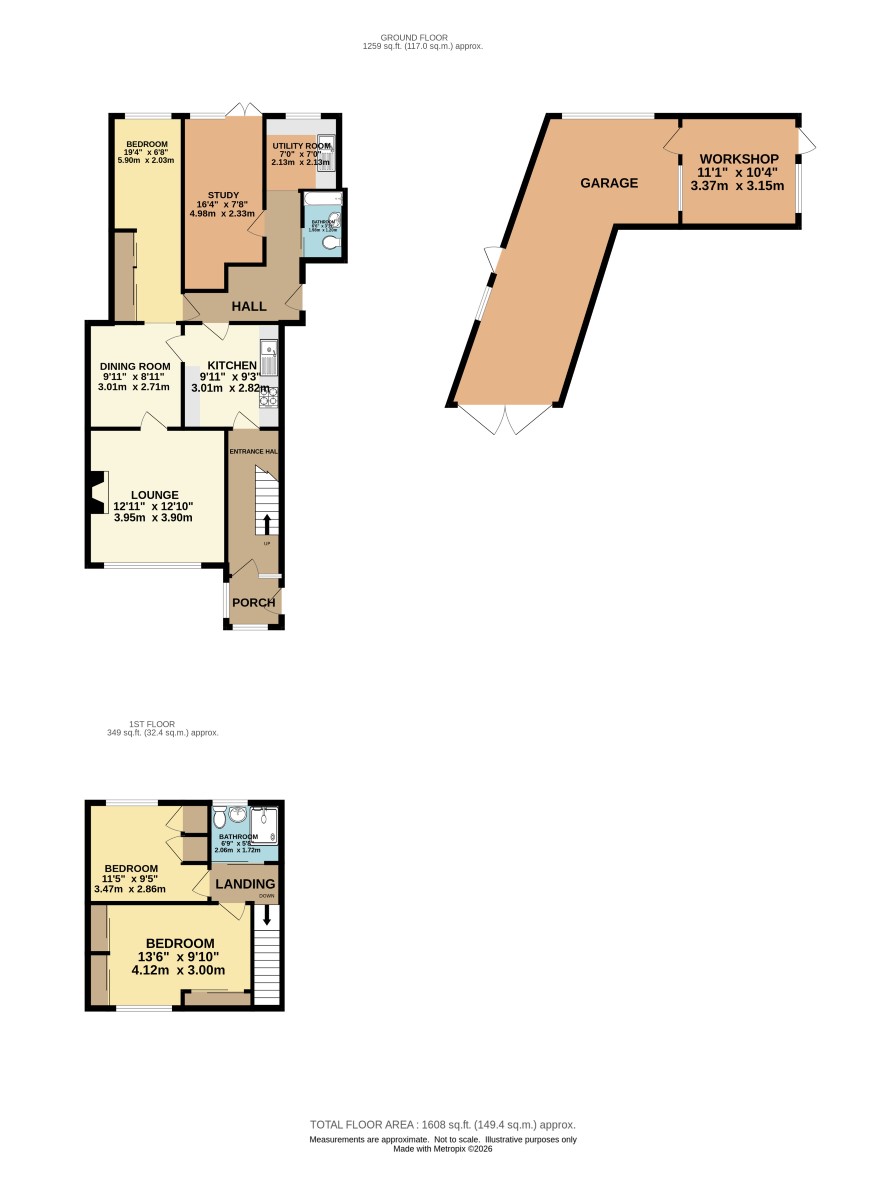 9 Oakbank, Hutton, Brentwood floorplan
