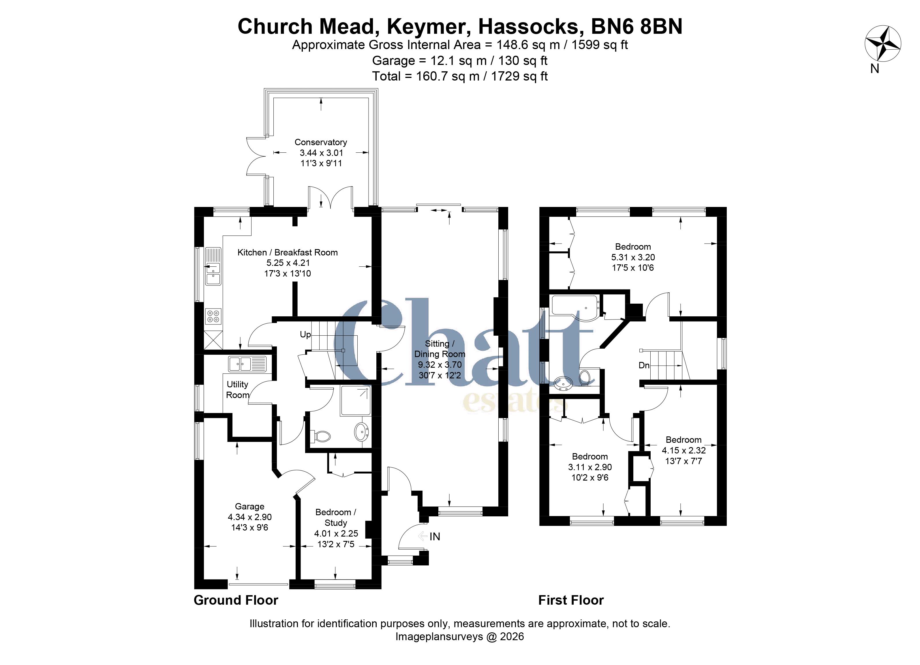 16a, Church Mead, Hassocks floorplan