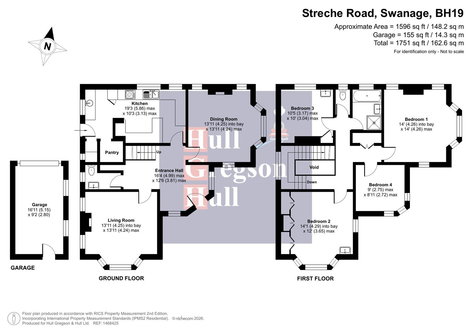 15, Streche Road, Swanage floorplan