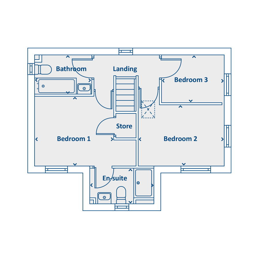 Plot 361, Foxby Lane, Gainsborough floorplan