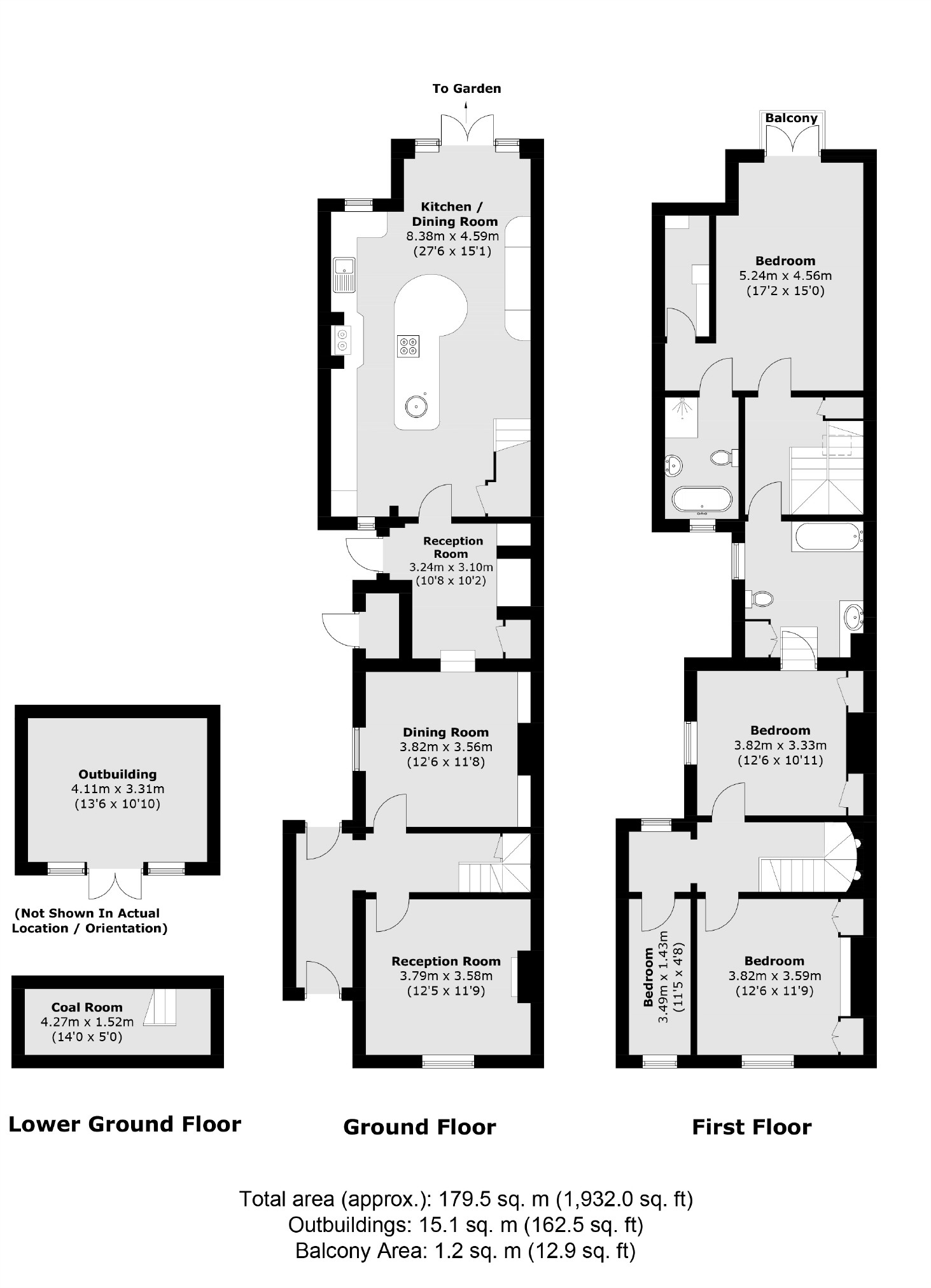 46, The Green, Twickenham floorplan
