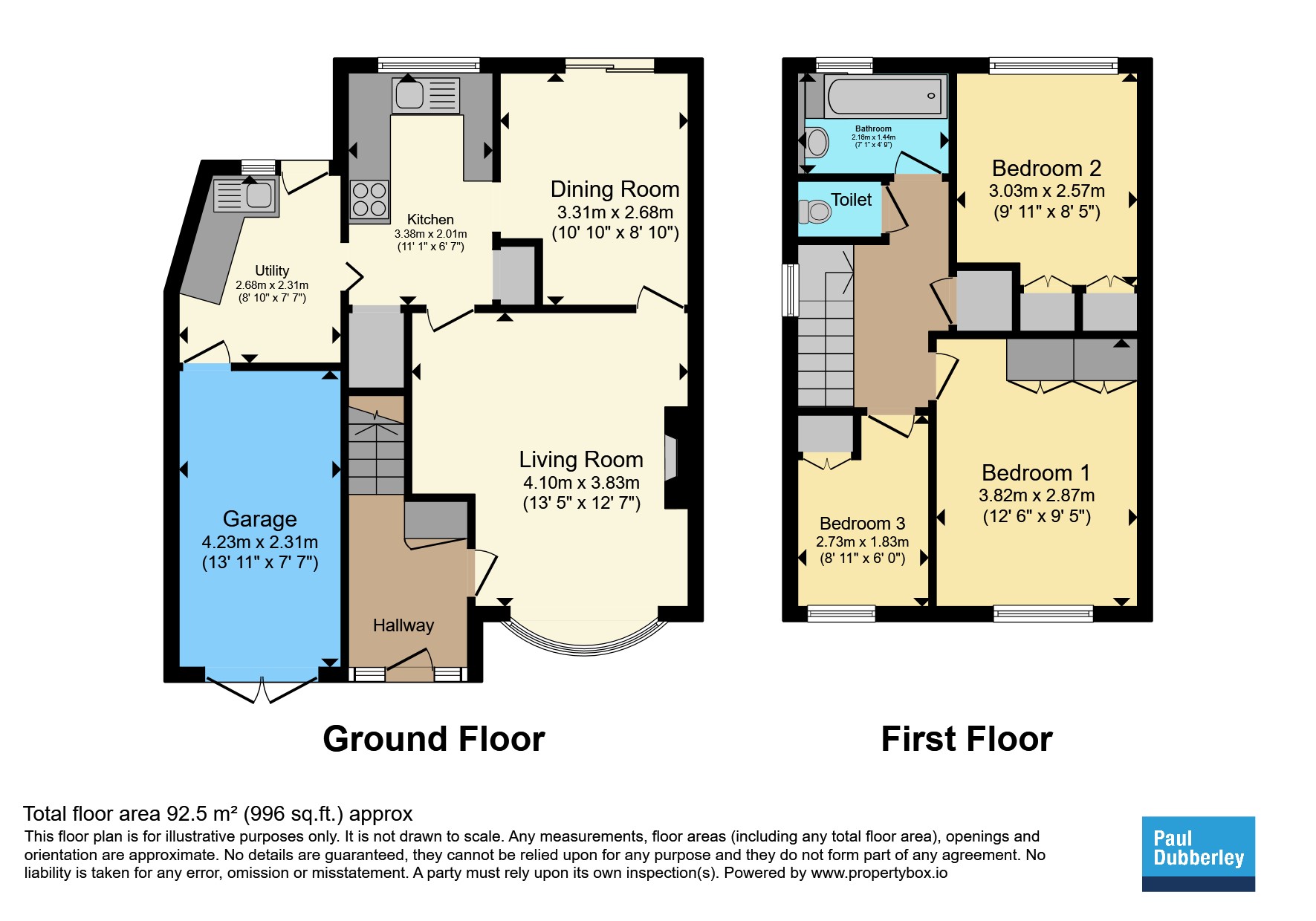 12, Myrtle Terrace, Tipton floorplan