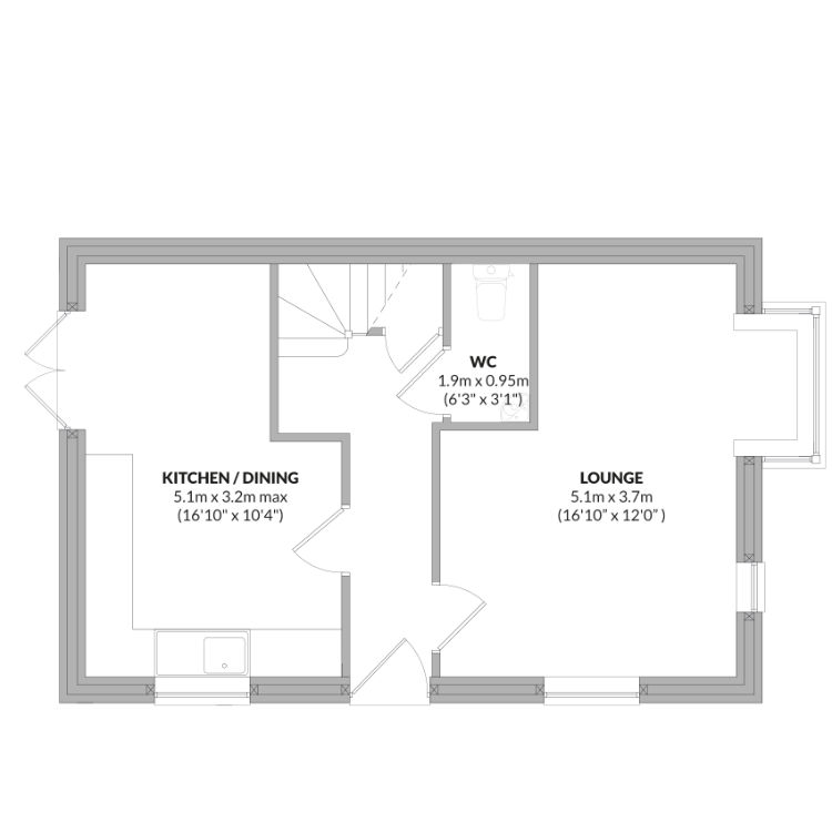 Plot100 Wexford, Wexford, Hollybrook Park, Highmere Drive, Connahs Quay floorplan