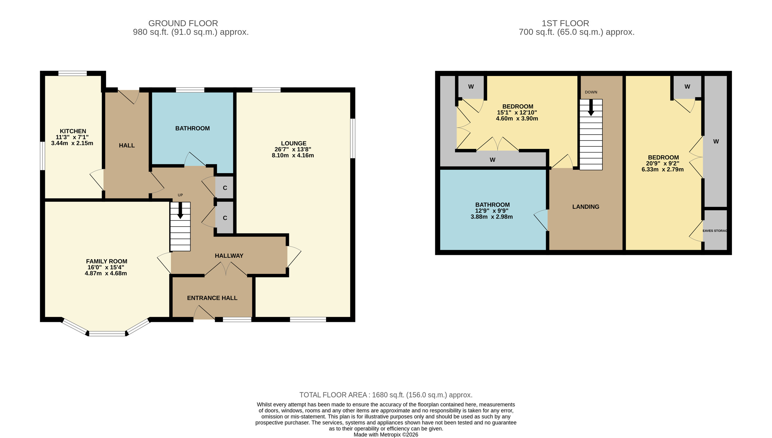 St. Fillans, Peterhead floorplan