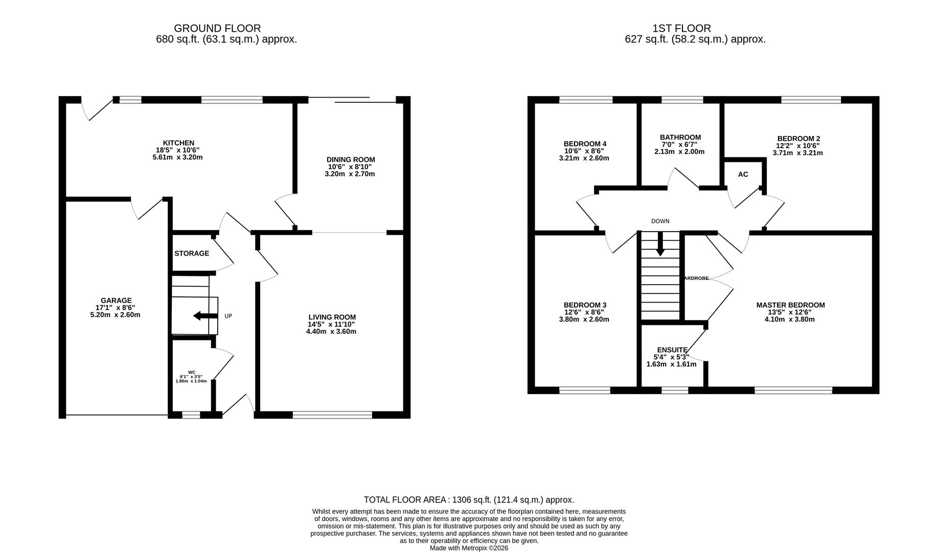 3, Bridgemere Close, Sandbach floorplan