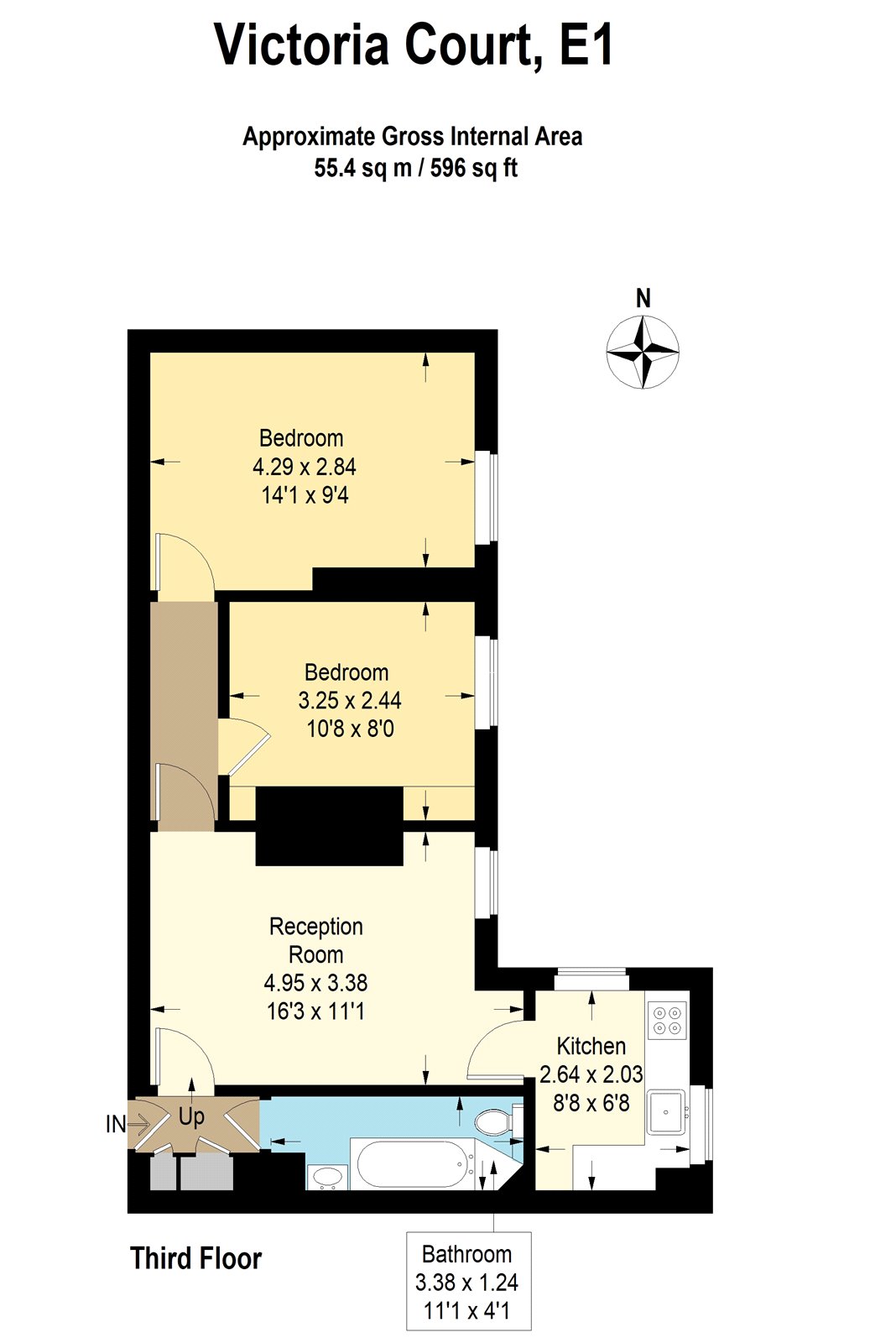 2 Bedrooms Flat to rent in Victoria Court, Cartwright Street, London E1