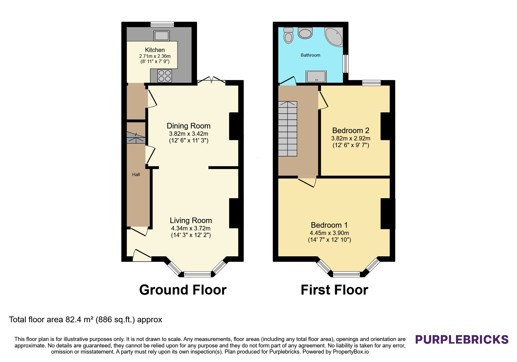 54, Prince Edward Street, Birkenhead floorplan