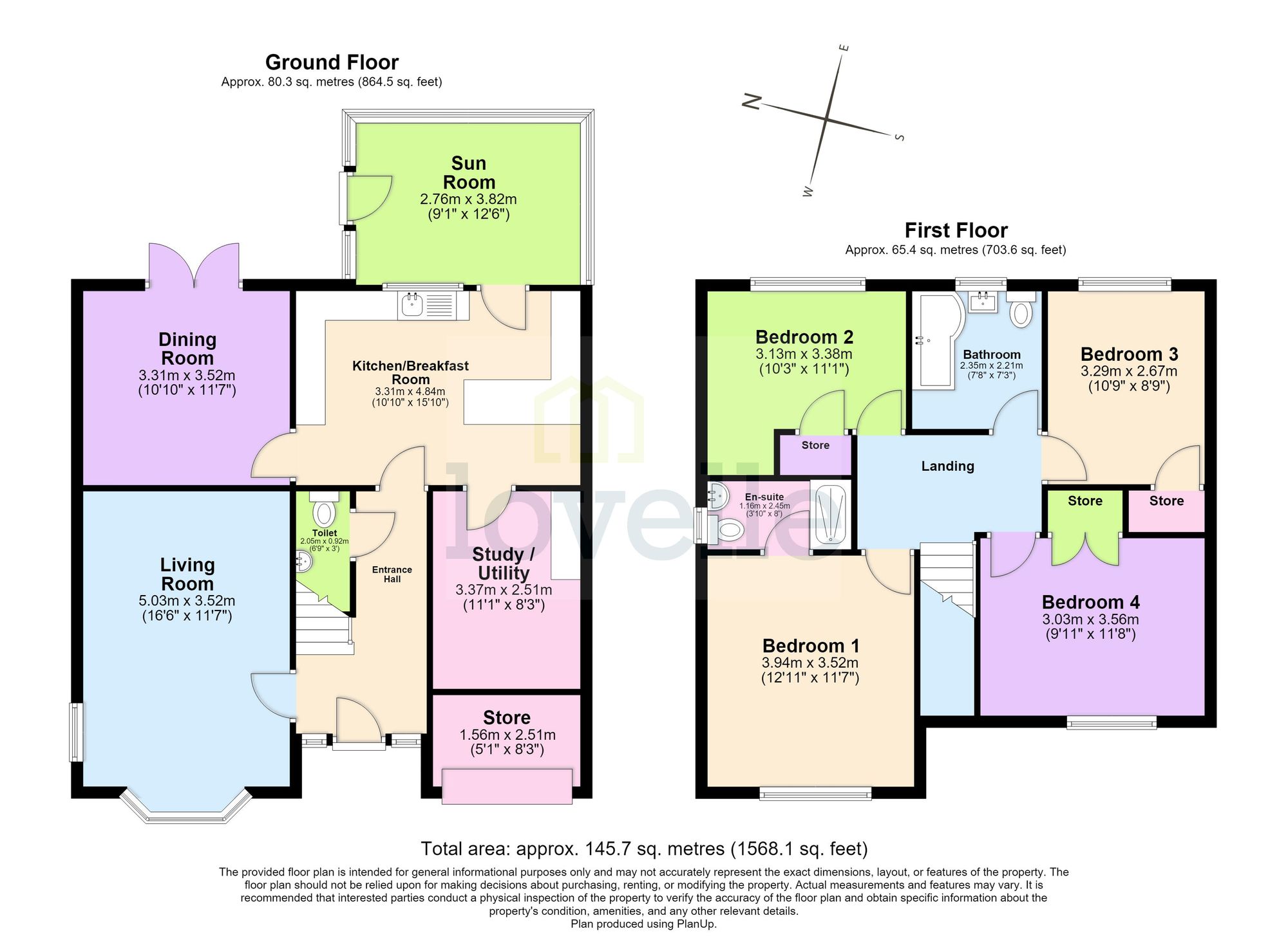 4 Tintagel Way, Grimsby floorplan