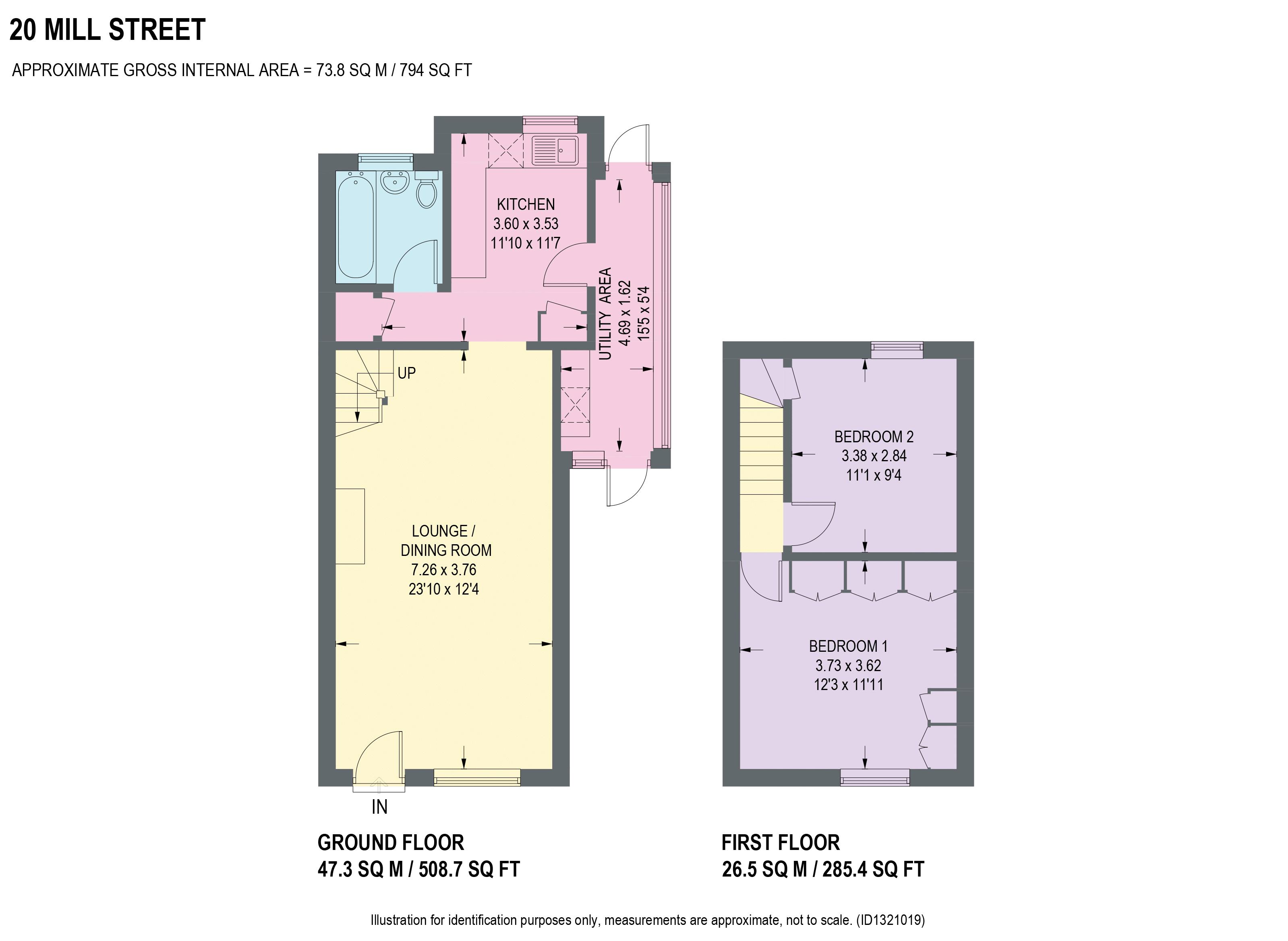 20, Mill Street, Dronfield floorplan