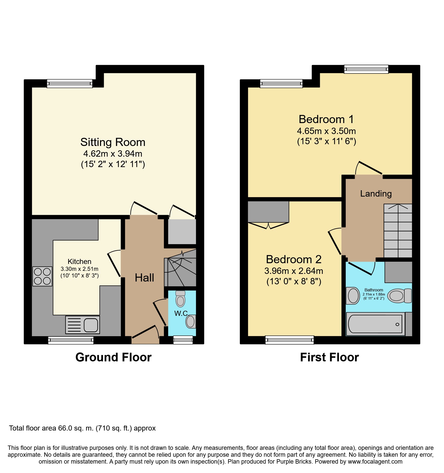 2 Bedrooms Maisonette for sale in Gerald Square, Alton GU34