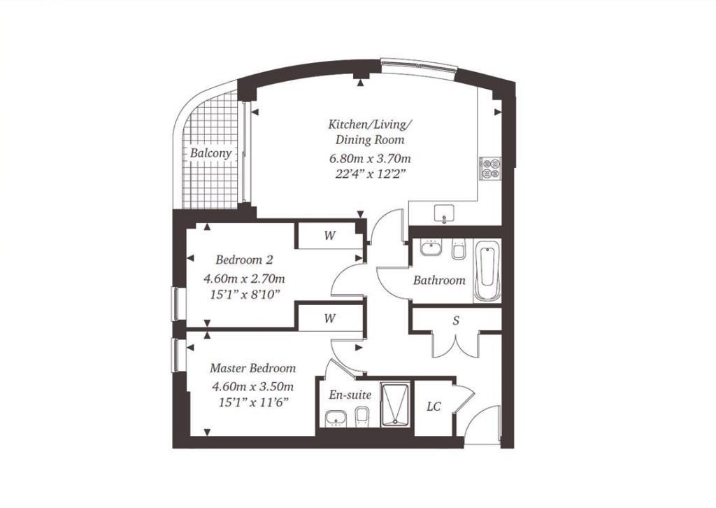 2 Bedrooms Flat for sale in Windsor Road, Slough SL1