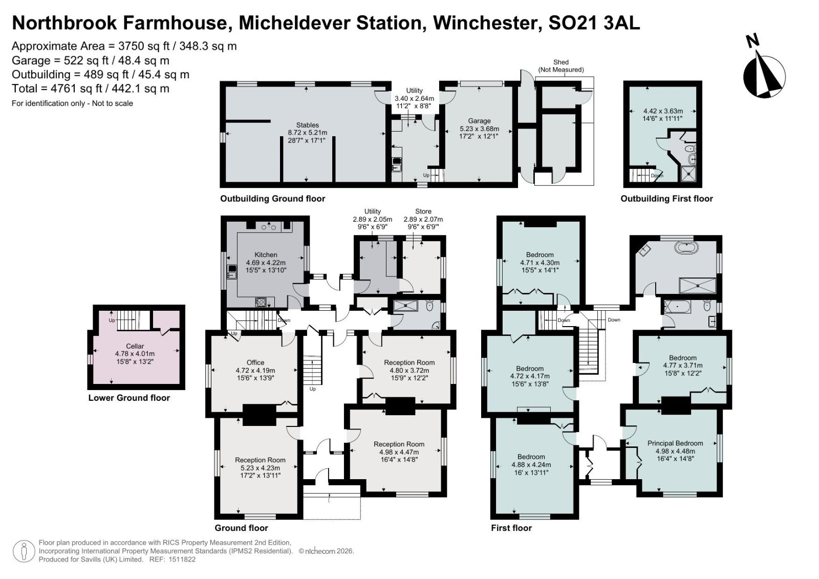 Northbrook Farmhouse,, Micheldever Station, Hampshire floorplan