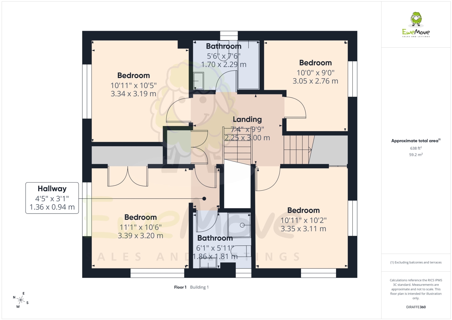 58, DORSET CRESCENT, BASINGSTOKE floorplan