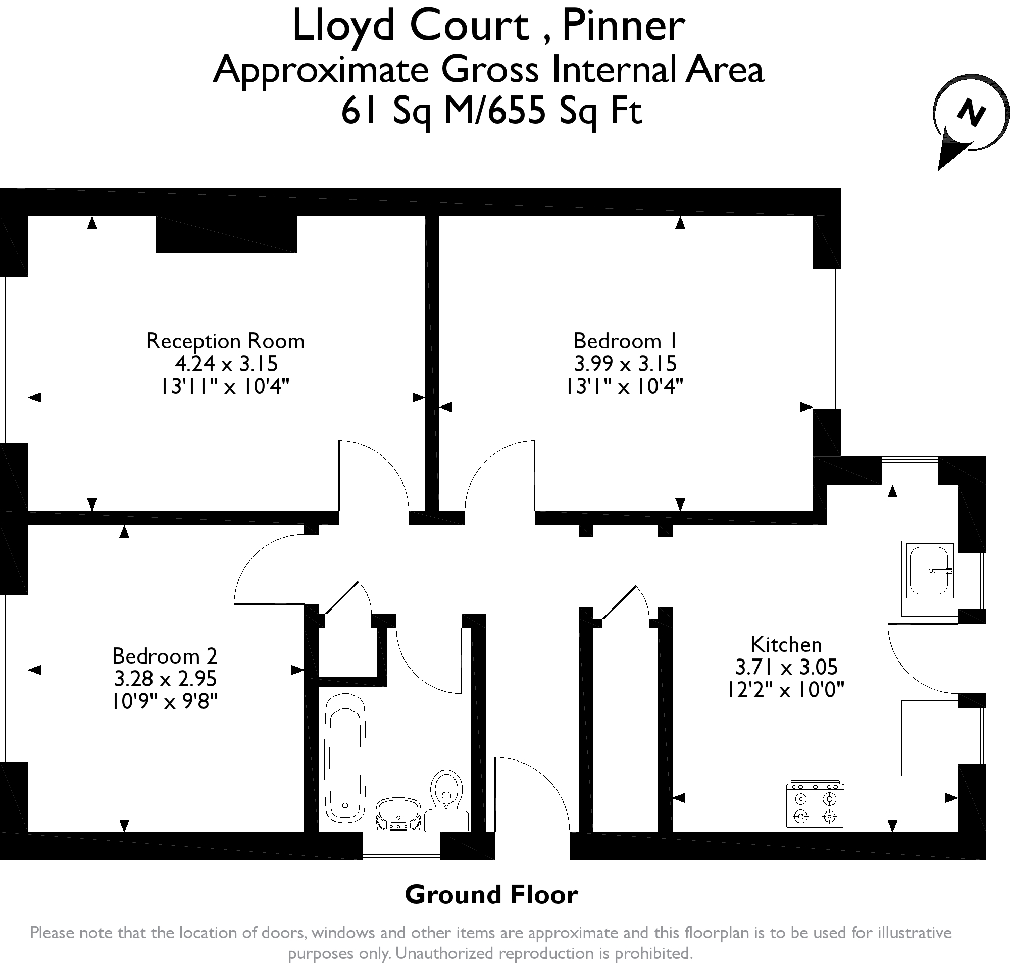 2 Bedrooms  for sale in Lloyd Court, Pinner HA5