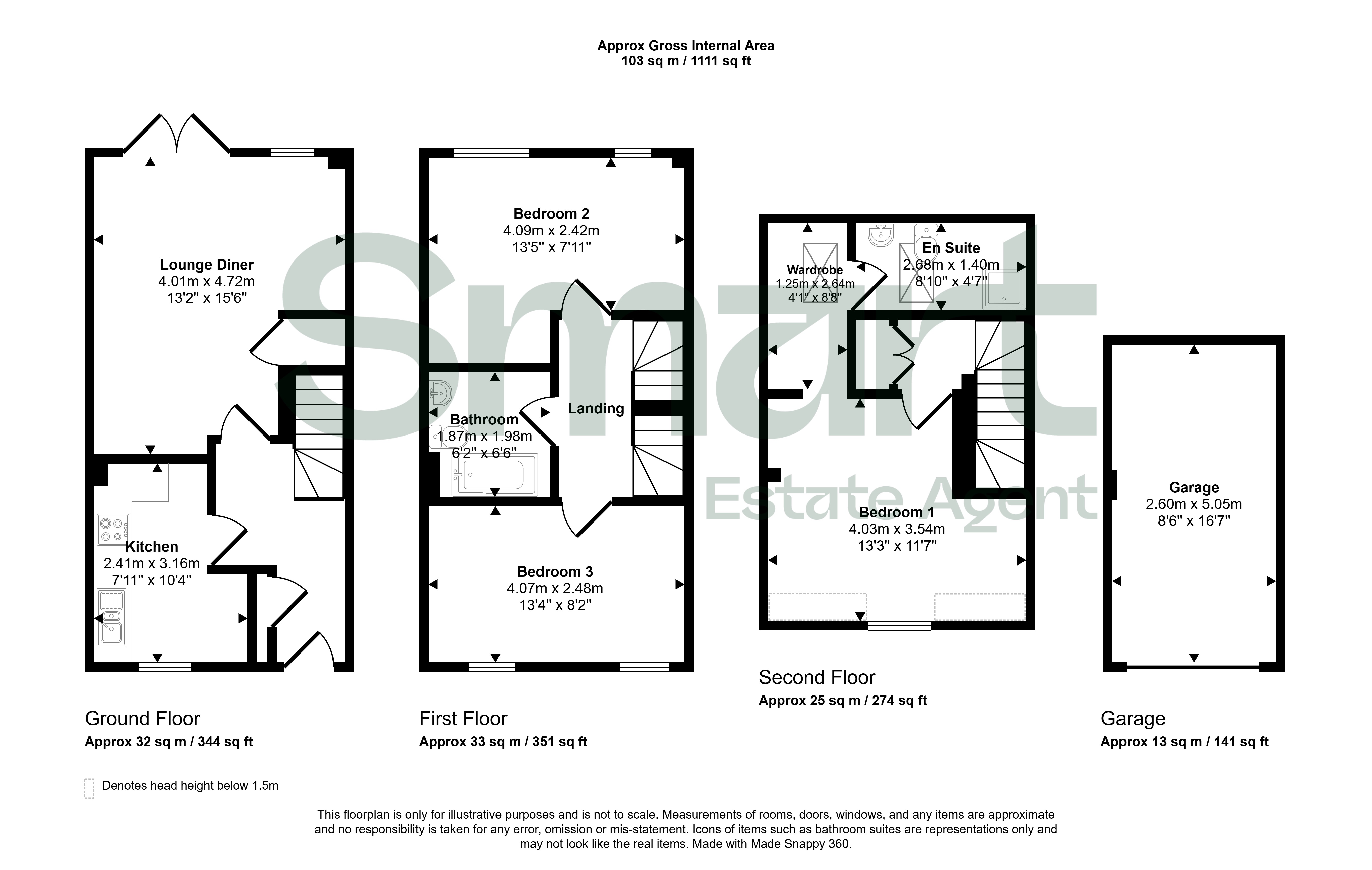 5, Norman Mews, Exeter floorplan