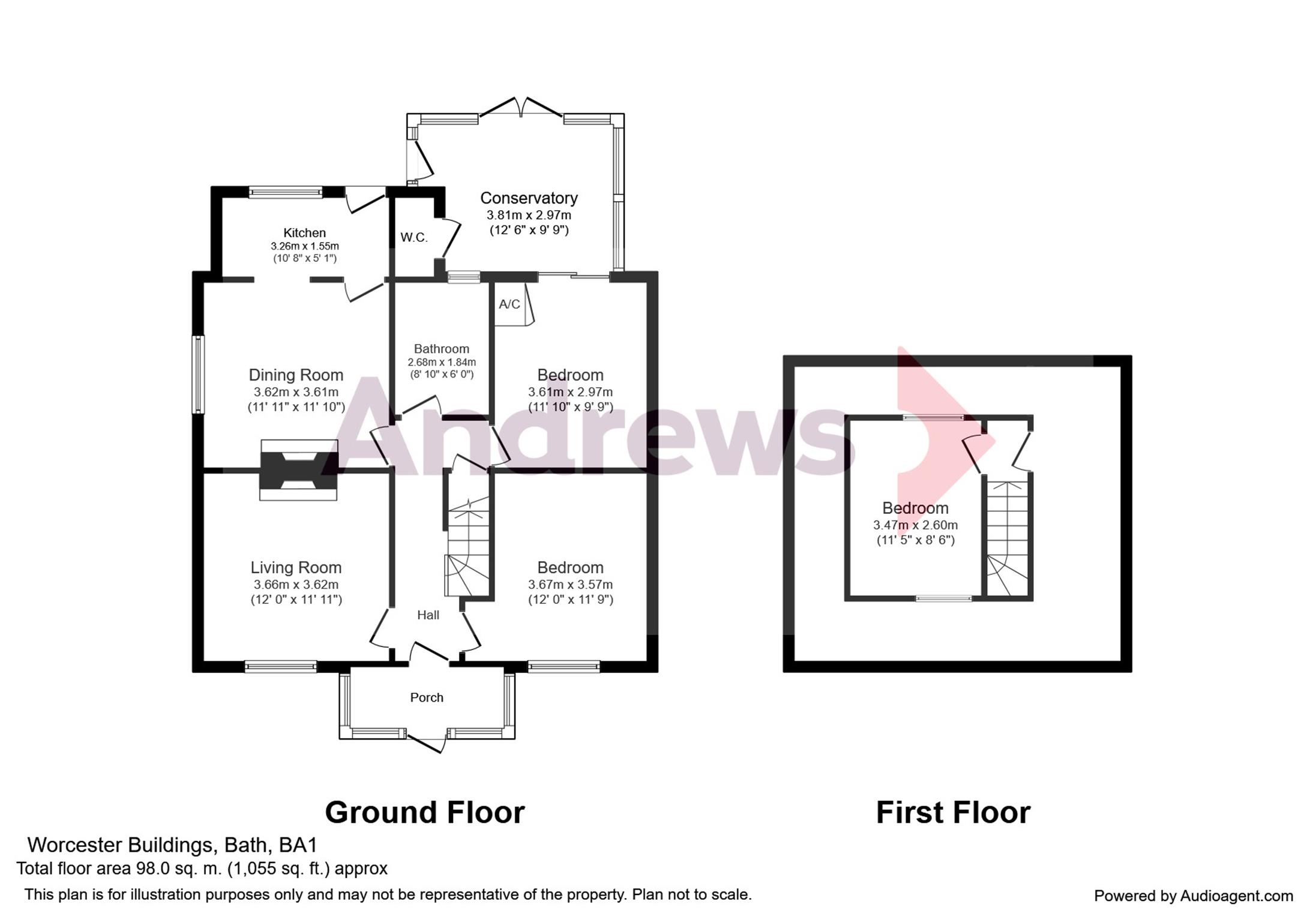 3 Bedrooms Detached house for sale in Worcester Buildings, Bath, Somerset BA1