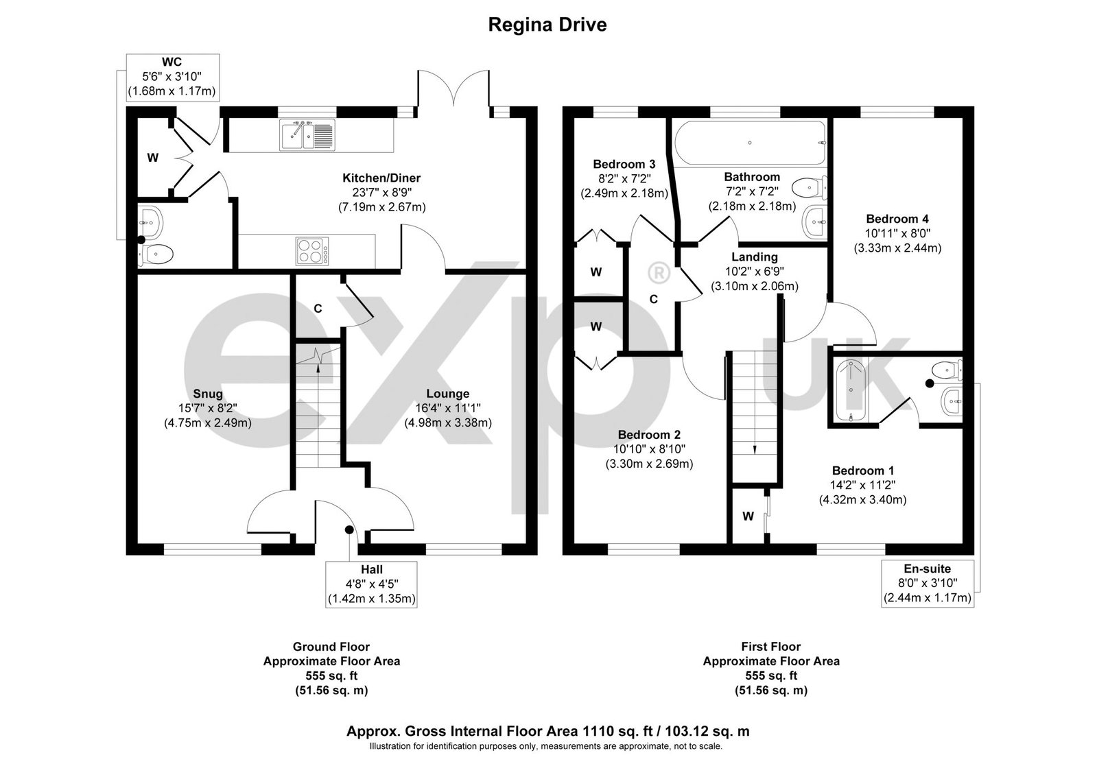 64, Regina Drive, Nottingham floorplan
