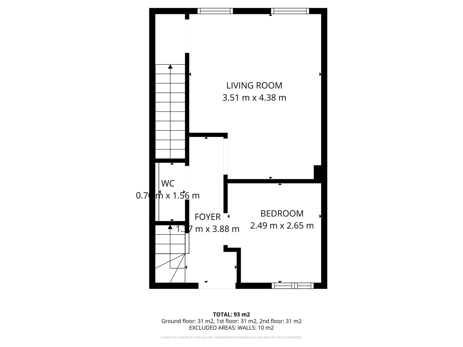 8a, Woodland Street, Mountain Ash floorplan