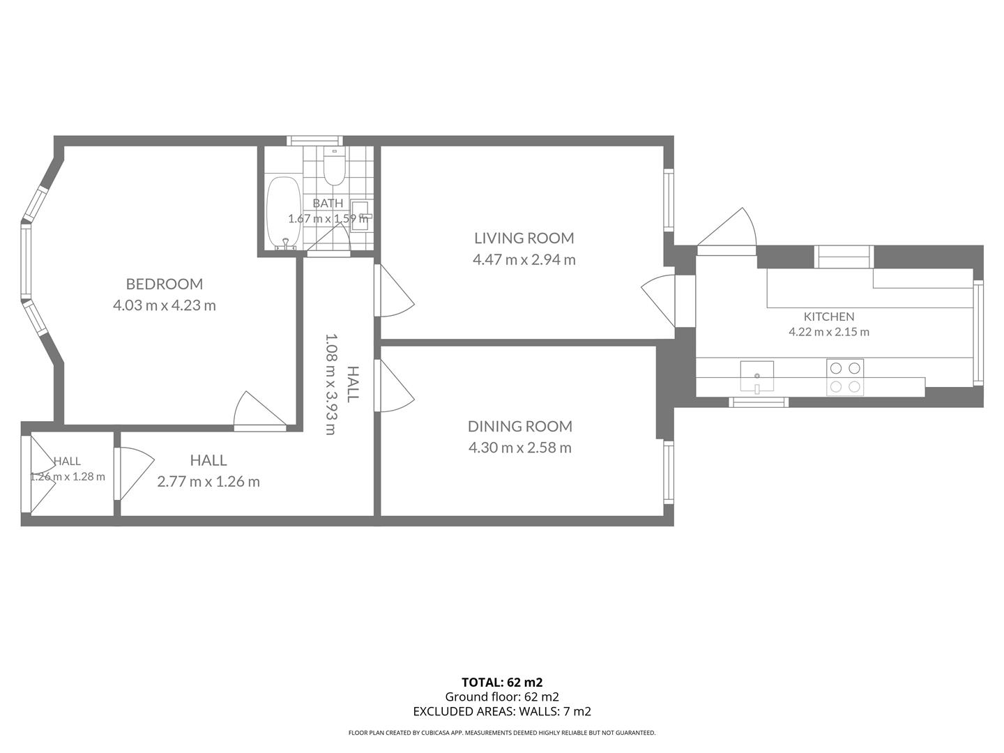 Ardgay Street, Glasgow floorplan