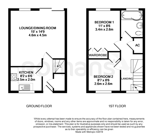 2 Bedrooms Terraced house to rent in Oaktrees, Ash, Aldershot GU12