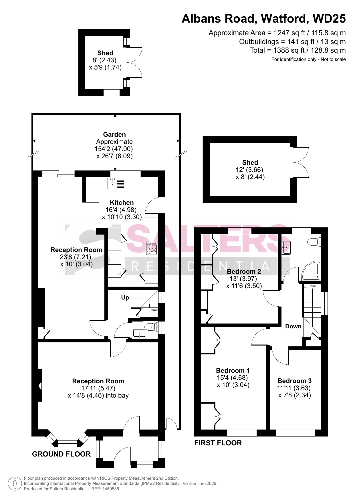 778 St Albans Road, Watford floorplan