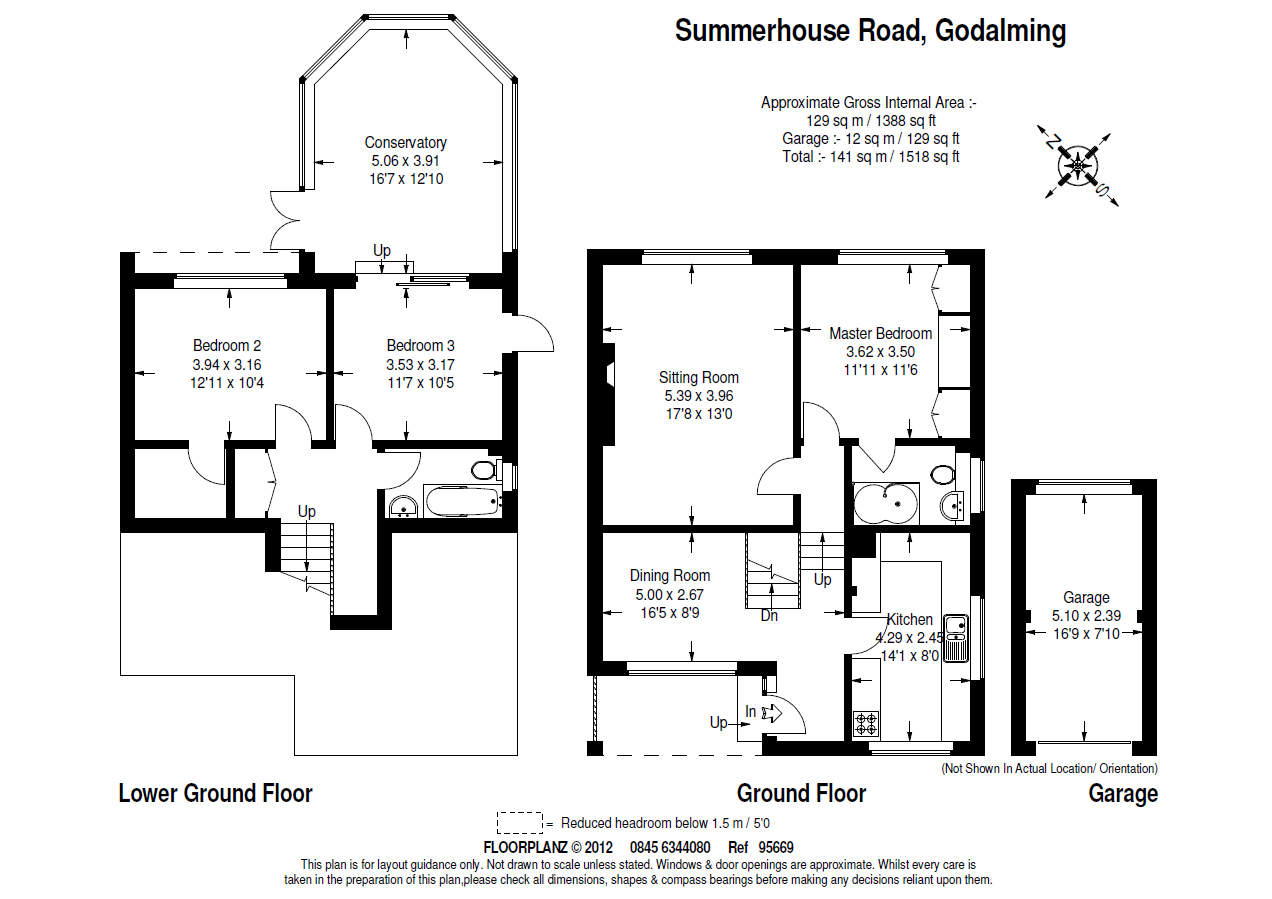 Highwood,, Summerhouse Road, Godalming floorplan
