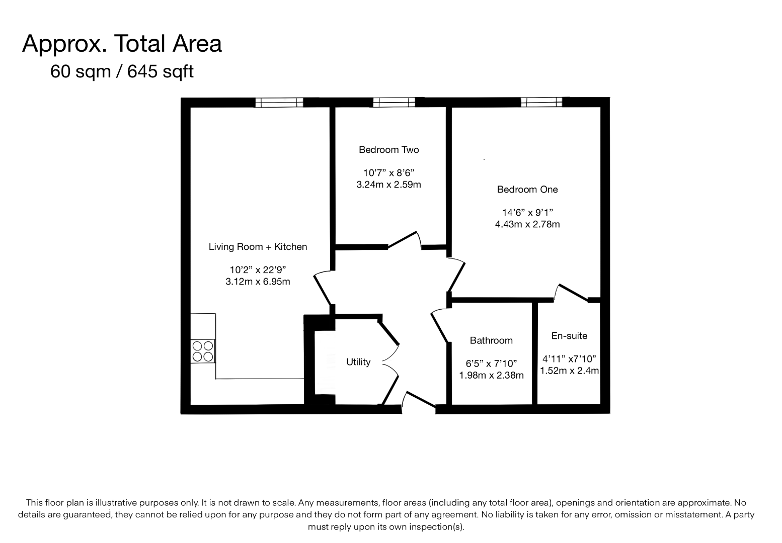 406D, Michigan Point Tower D, Salford floorplan