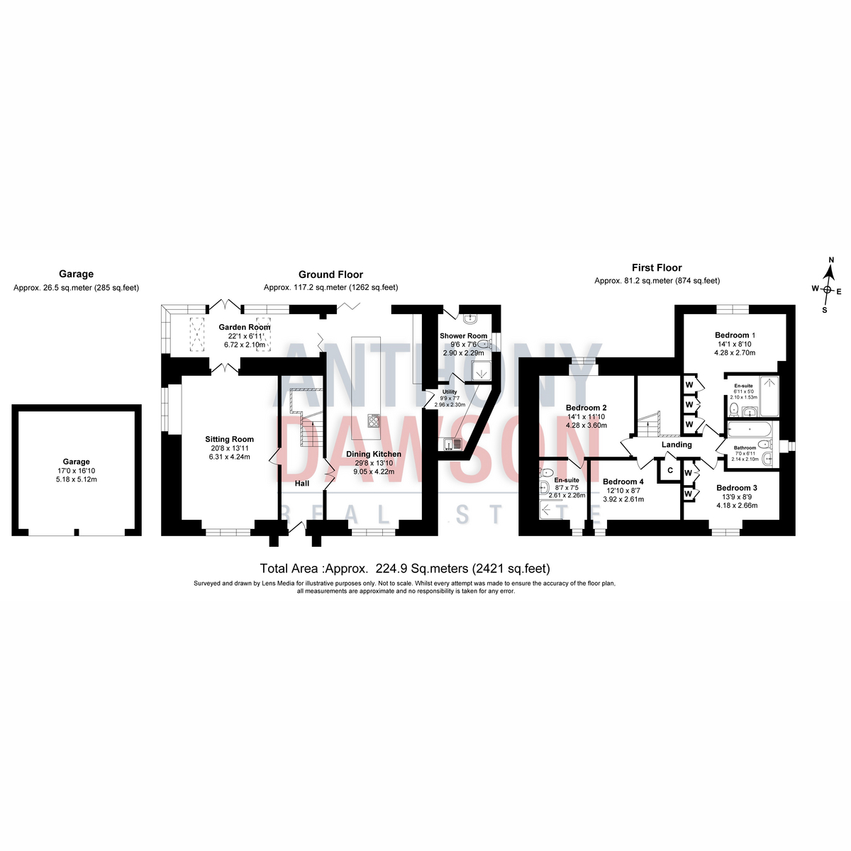 Edge End Farm, 19, Eckroyd Close, Nelson floorplan