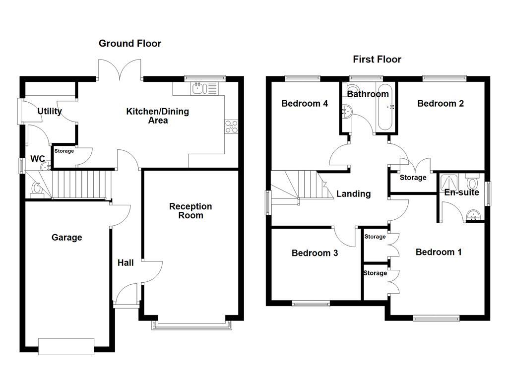 20, Foster Drive, Burnley floorplan