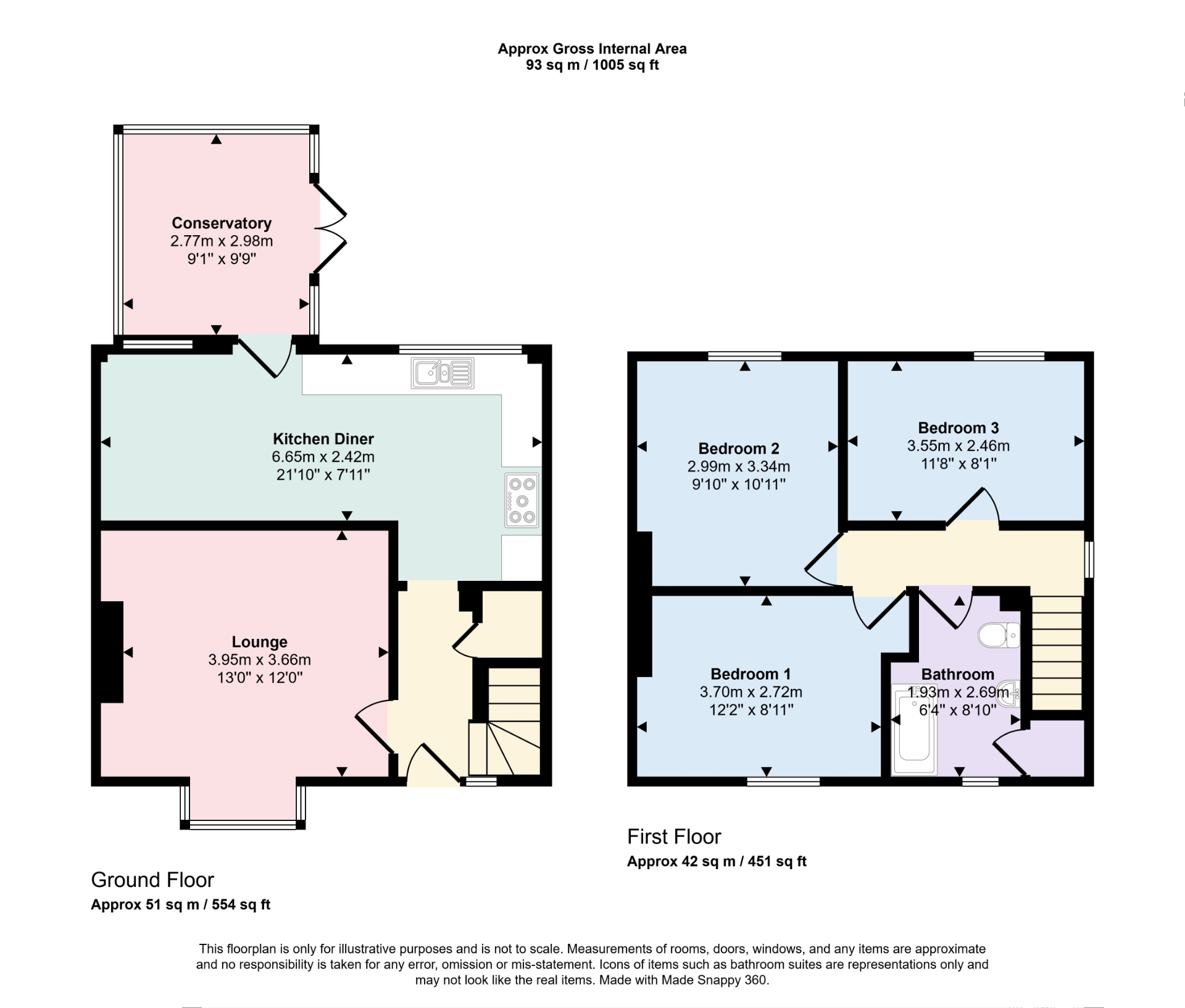 10, Queens Road, Skegness floorplan