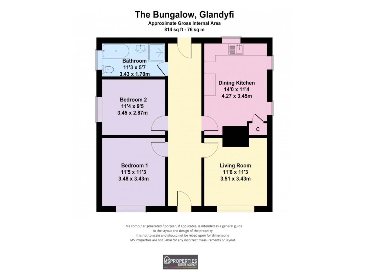 Glandyfi, Machynlleth Powys floorplan