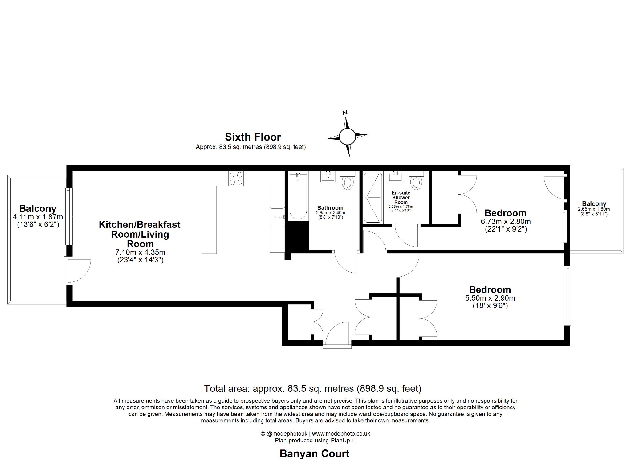 2300 Banyan Court, 2 Regalia Close, Greater London floorplan