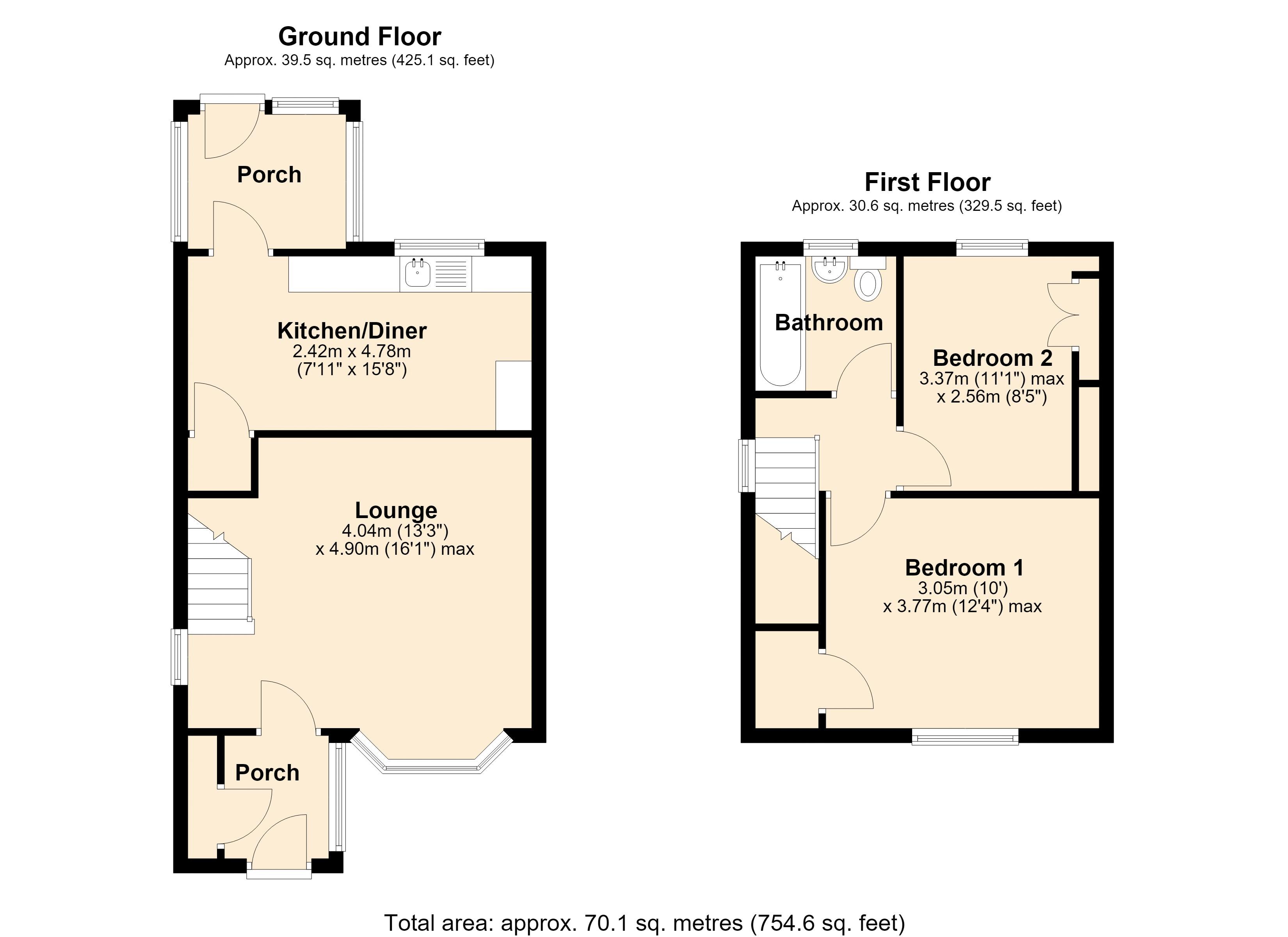 4, Heddon View, Blaydon floorplan