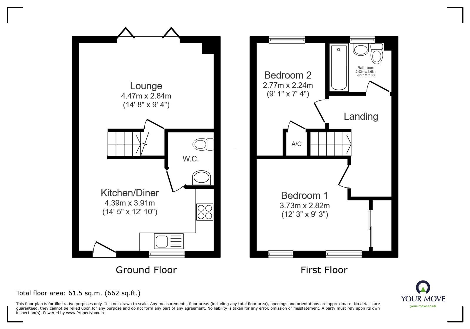 39, Moonstone Way, Swadlincote floorplan