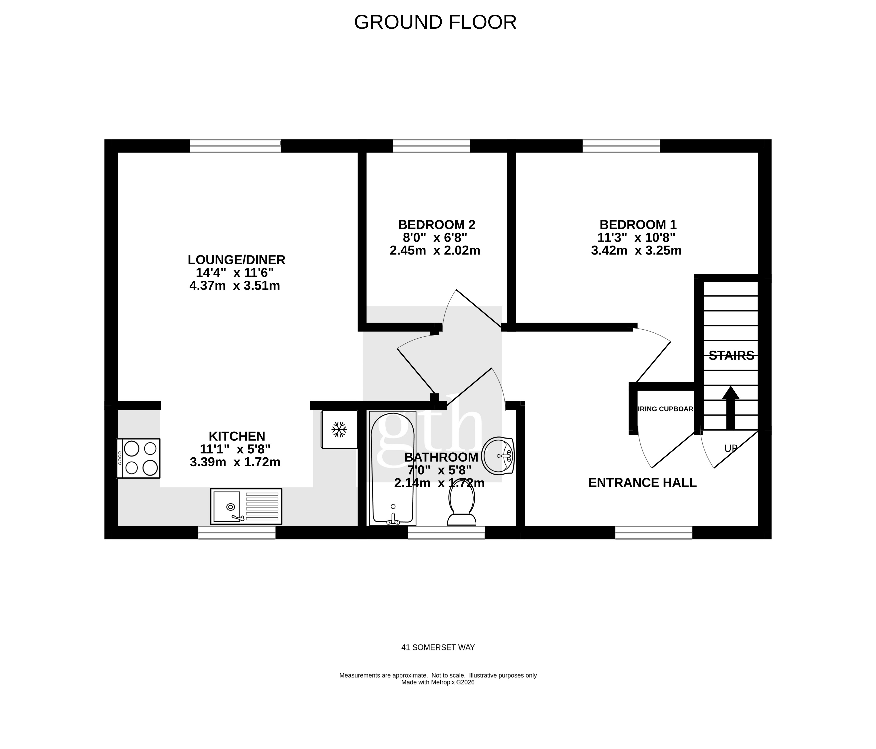Somerset Way, Somerset floorplan