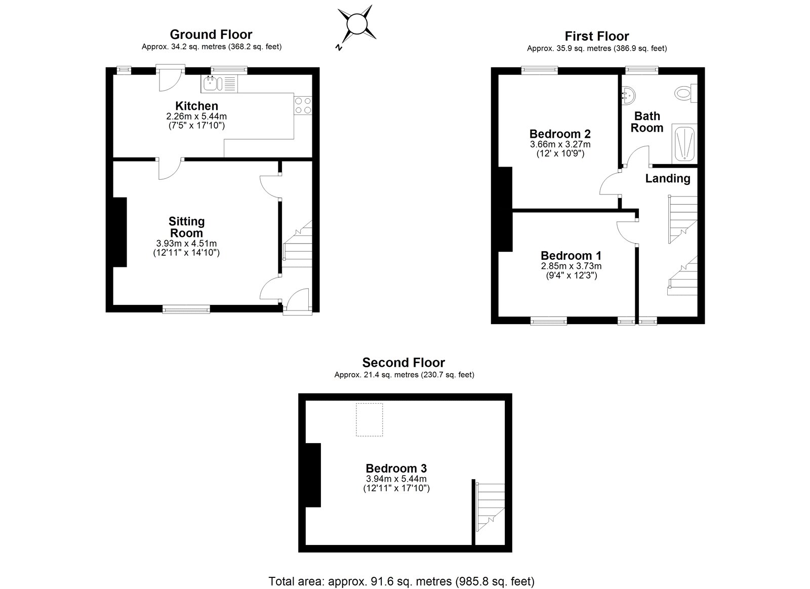Kingsley Gardens, Devizes, Wiltshire SN10, 3 bedroom terraced house for