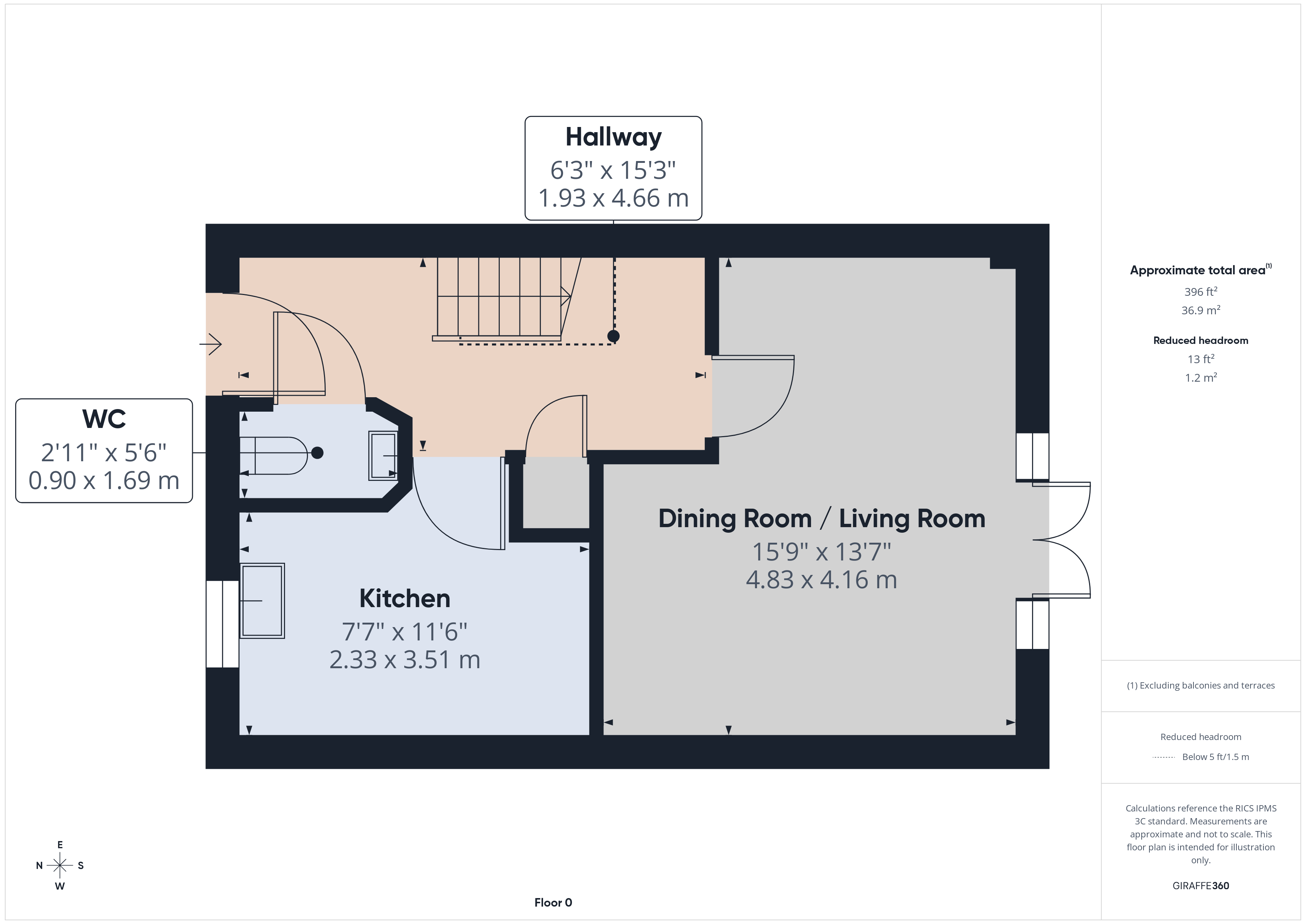 6, Craddock Close, Devon floorplan