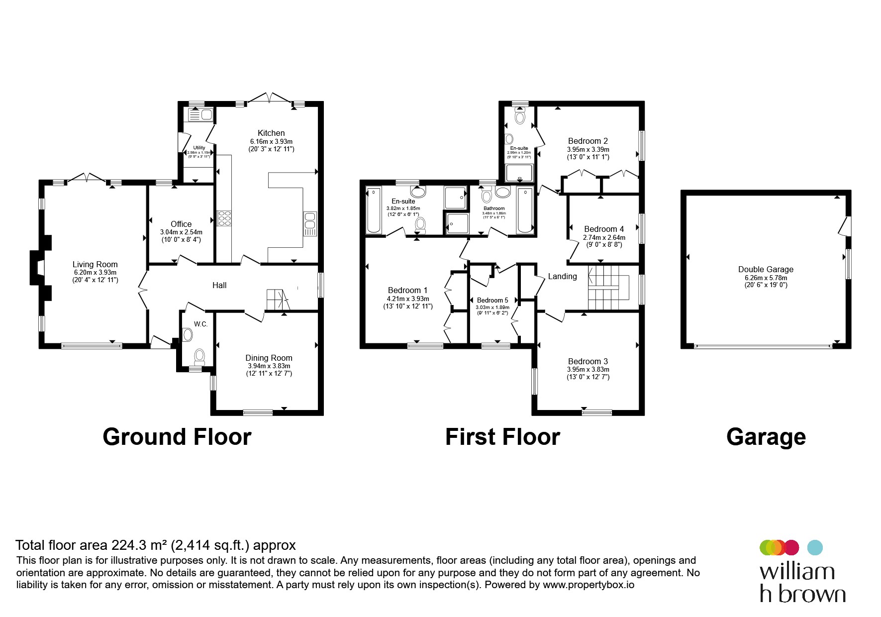 Apple Tree House, 57d, Wisbech Road, March floorplan