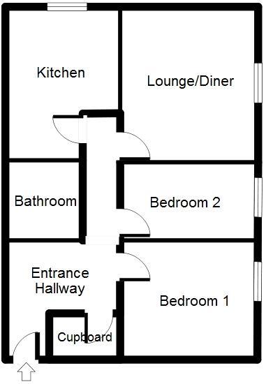 Flat 12, Oakley House,, Court Road, Hampshire floorplan