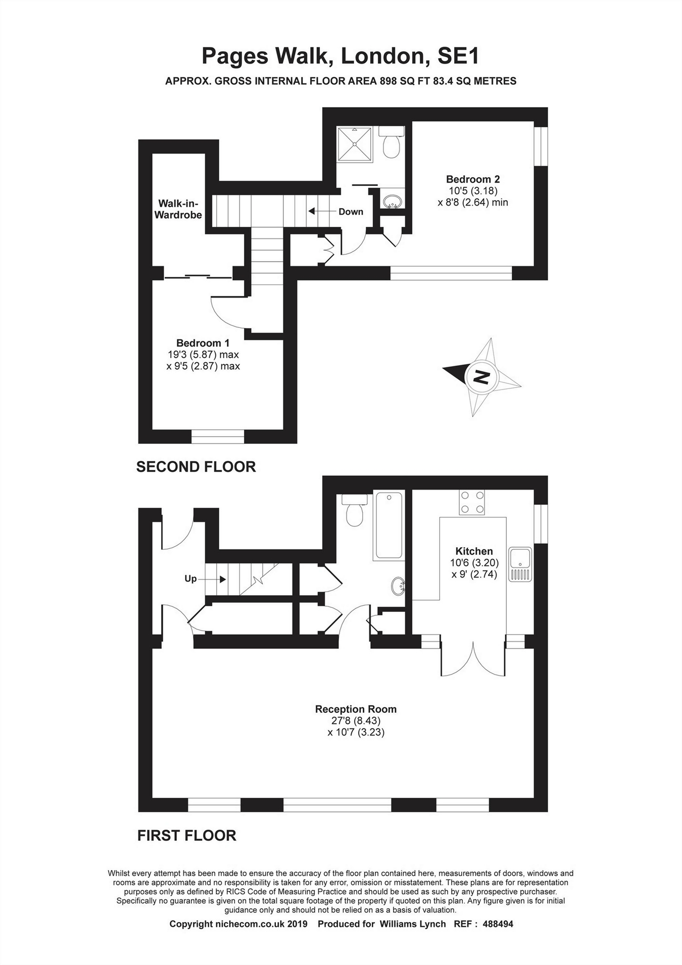2 Bedrooms Flat for sale in The School House, Pages Walk, London SE1